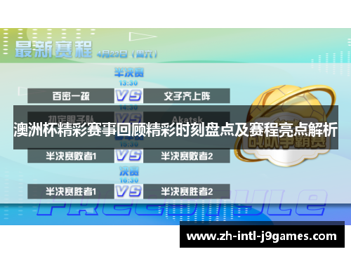 澳洲杯精彩赛事回顾精彩时刻盘点及赛程亮点解析